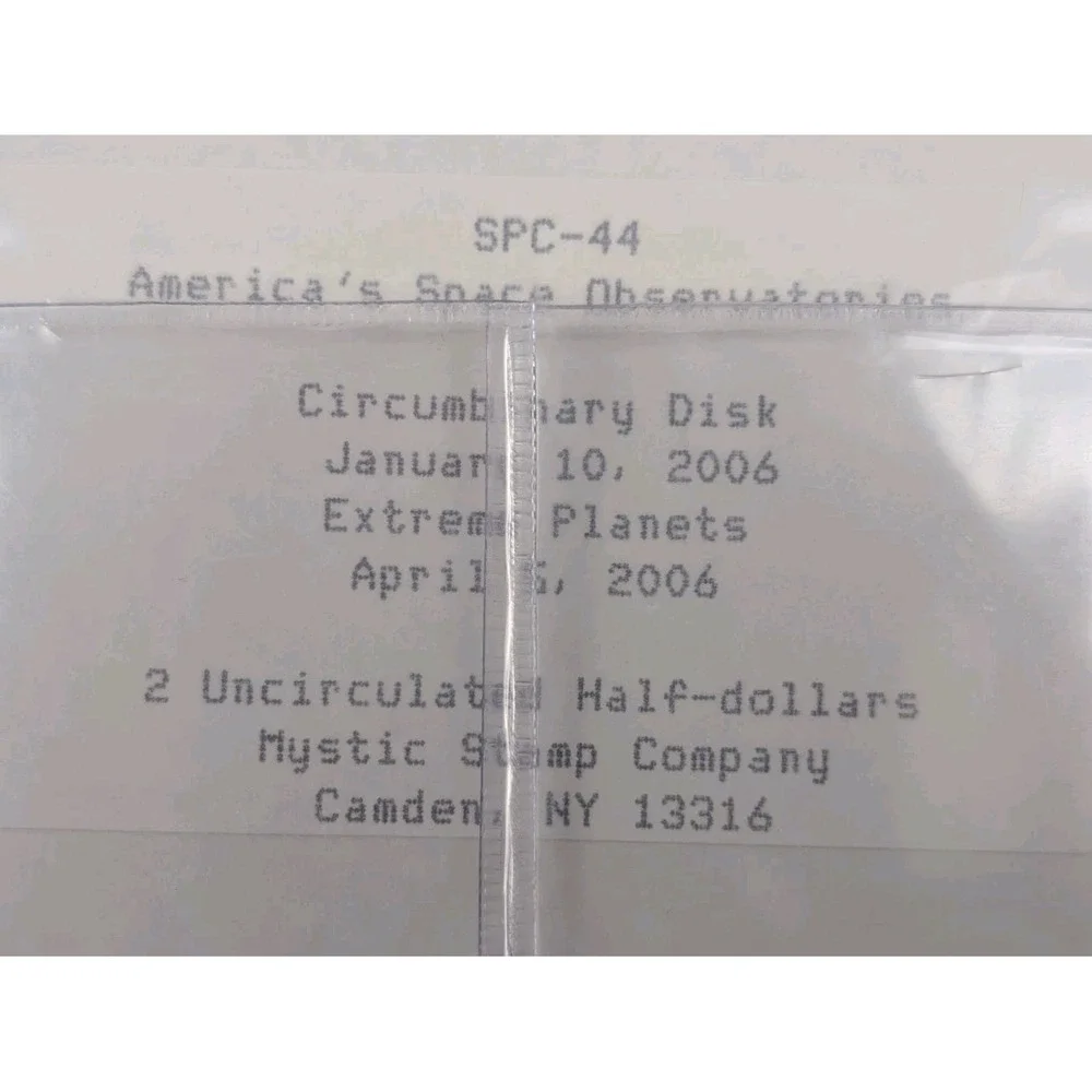 Mystic Stamp Space Coin Collection Kennedy Half Dollars Apollo NASA Lot of 13